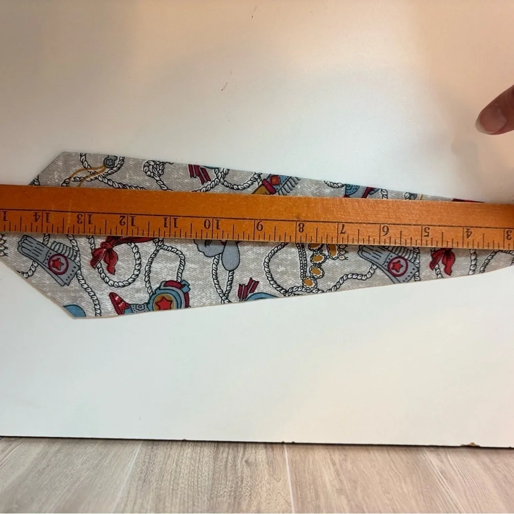 Colorful Patterned Cowboy Kids Tie